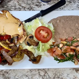 Grilled chicken w grilled vegetables...