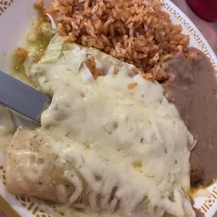 Enchiladas verde