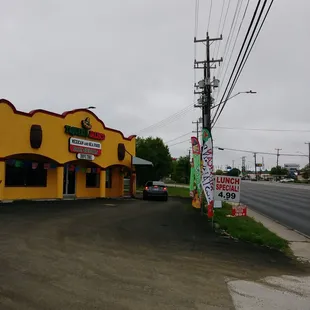 Exterior front - roadside view