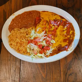 Enchiladas plate