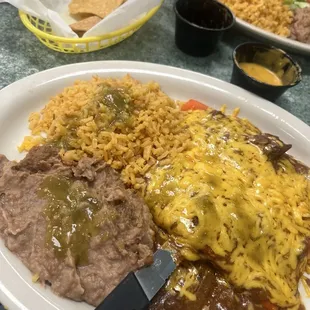 Cheese enchiladas