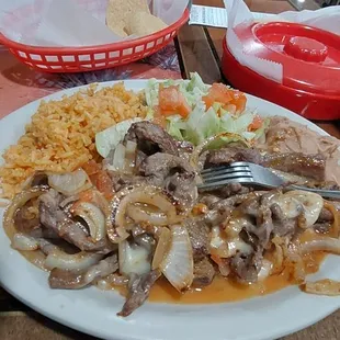 Fajita Ranchera plate