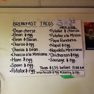 Breakfast SPECIAL everyday tilda 11 a.m.