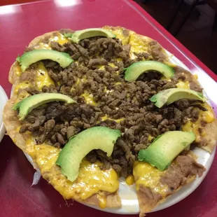 Carne Asada nachos