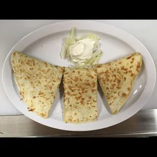 Quesadilla of any choice of meat