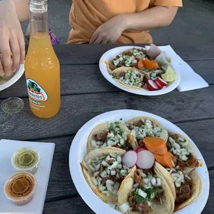 Tripe &amp; Lengua Tacos