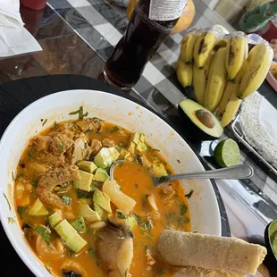 Their delicious Menudo Pretty close to my granmas menudo from Guadalajara