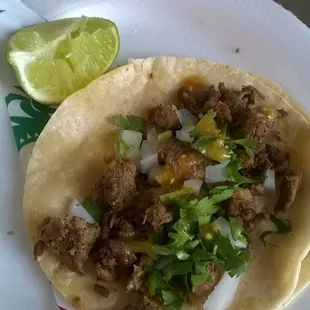 Asada taco