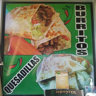 burritos and wraps