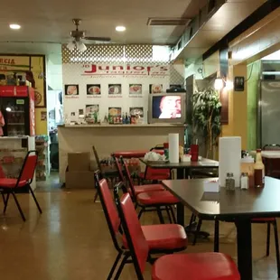 the interior of a restaurant