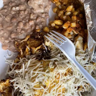 Chorizo with Eggs Plate