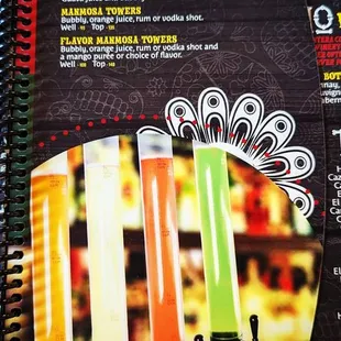 This is the front side of an insert in the menu.  Phot taken October 4, 2023.
