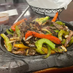 Beef Fajita w/ corn tortillas