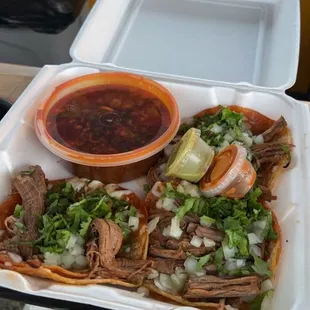 Birria tacos