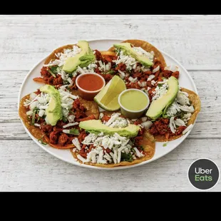 5 mini tacos pastor