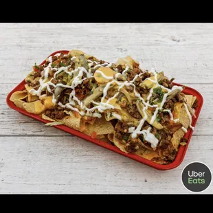 Beef nachos!