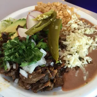 Carne Asada Plate