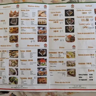 menu, sushi and sashimi