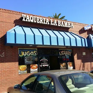 Taqueria La Bamba's grand entrance.