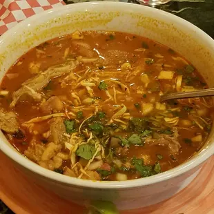 The pozole!