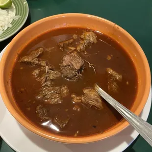 a bowl of beef and rice