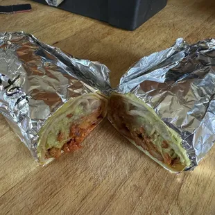 Pork pastor w/ guac and no rice