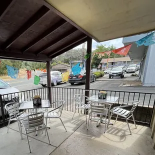 Outside seating