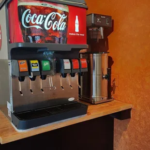 They added a soda machine .. !
