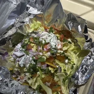 The order of fish tacos surprised me how presentable they look and hot so I know it was just fish sitting under a heat lamp