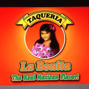 a sign for the restaurant