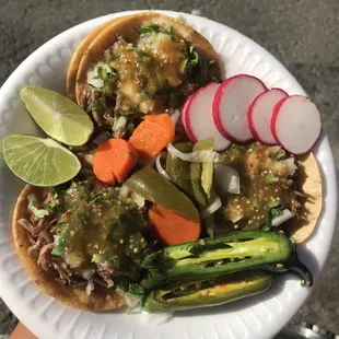 Tacos de carnitas