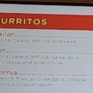 California Burrito