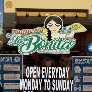 open every day monday to sunday