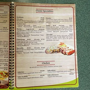 Classic specialties