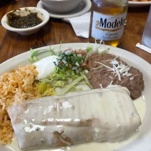 Spicy Pork Chimichanga