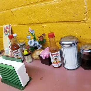 Table top set up