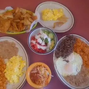 &quot;Pantera Chips&quot; eggs beans rice salsa SUPER YUMMY!