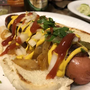 food, sandwich, hot dog, hot dogs