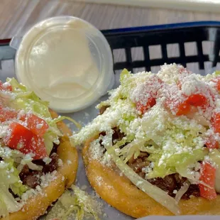 Sopes de asada