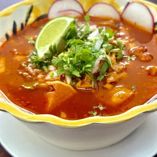 Platillo fin de semana 
Menudo