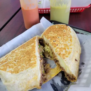 Carne asada burrito