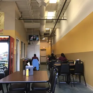 the interior of a restaurant