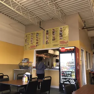 the interior of a restaurant