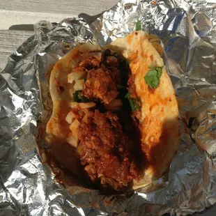 Puerco En Salsa Rojo