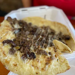 Quesadilla, de bistec