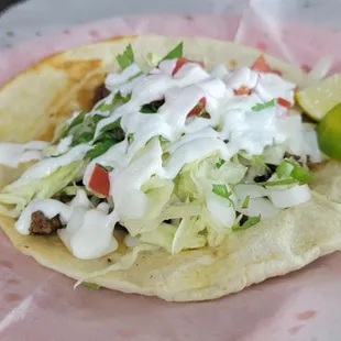 Steak Tex Mex Taco