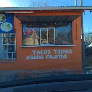 a taco shop