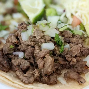 carne asada, good but light on the onions and cilantro.