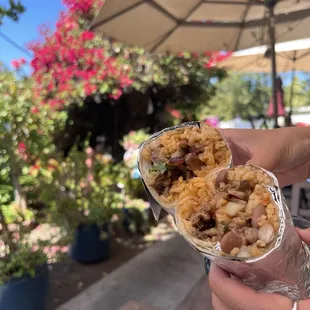 The steak Burrito Mojado