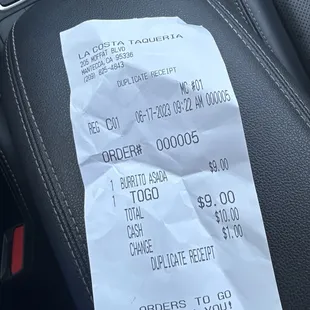 This is what I paid. Super cheap for being delicious and Mexican food.